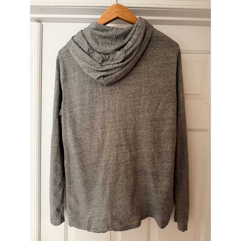 Previously Loved Grey POLO Ralph Lauren Tshirt Hoodie Size M - Picture 4 of 4